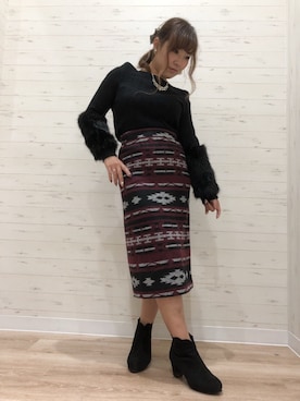 「Janiss（ジャニス）のアイテム」を使った、JANISS STAFFさん（レディース・160cm）の秋コーディネート