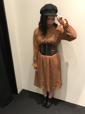 「Janiss（ジャニス）のアイテム」を使った、JANISS STAFFさん（レディース・160cm）の秋コーディネート