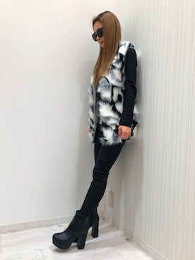 「Janiss（ジャニス）のアイテム」を使った、JANISS STAFFさん（レディース・160cm）の秋コーディネート