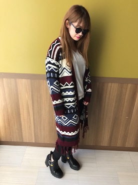 「Janiss（ジャニス）のアイテム」を使った、JANISS STAFFさん（レディース・160cm）の秋コーディネート