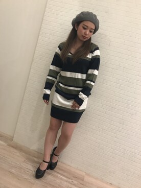 「Janiss（ジャニス）のアイテム」を使った、JANISS STAFFさん（レディース・160cm）の秋コーディネート