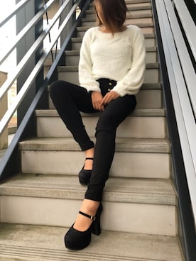 「Janiss（ジャニス）のアイテム」を使った、JANISS STAFFさん（レディース・160cm）の秋コーディネート