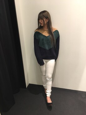 「Janiss（ジャニス）のアイテム」を使った、JANISS STAFFさん（レディース・160cm）の冬コーディネート