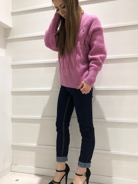 「Janiss（ジャニス）のアイテム」を使った、JANISS STAFFさん（レディース・160cm）の冬コーディネート