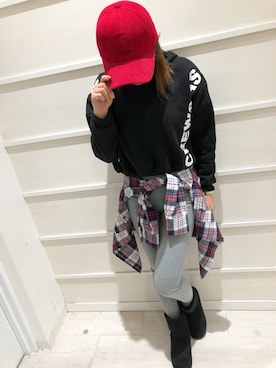 「Janiss（ジャニス）のアイテム（トップス）」を使った、JANISS STAFFさん（レディース・160cm）の冬コーディネート