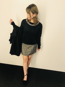 「Janiss（ジャニス）のアイテム」を使った、JANISS STAFFさん（レディース・160cm）の冬コーディネート