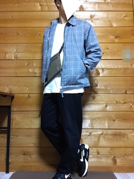 「RAGEBLUE（レイジブルー）のアイテム（その他アウター）」を使った、Kayさん（メンズ・163cm）の春コーディネート