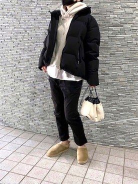 「DESCENTE ALLTERRAIN（デサント　オルテライン）のアイテム（ジャケット/アウター）」を使った、patumiさん（レディース・163cm）の冬コーディネート