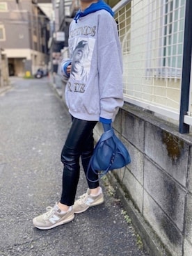 「FTC（エフティーシー）のアイテム」を使った、patumiさん（レディース・163cm）の春コーディネート