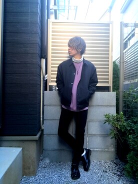 強風 事業内容 思い出す 紫 セーター メンズ コーデ Nishino Cl Jp