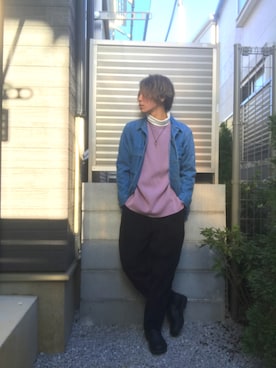 「Blundstone（ブランドストーン）のBlundstone/ブランドストーン　ｻｲﾄﾞｺﾞｱﾌﾞｰﾂ Men's（ブーツ）」を使った、たくやさん（メンズ・169cm）の秋コーディネート