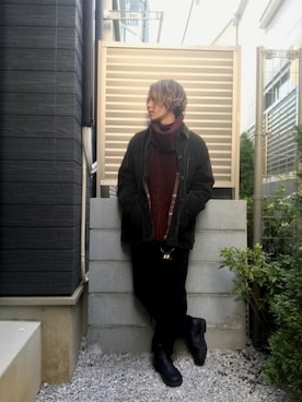 「Blundstone（ブランドストーン）のBlundstone/ブランドストーン　ｻｲﾄﾞｺﾞｱﾌﾞｰﾂ Men's（ブーツ）」を使った、たくやさん（メンズ・169cm）の秋コーディネート