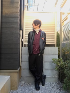 「Blundstone（ブランドストーン）のBlundstone/ブランドストーン　ｻｲﾄﾞｺﾞｱﾌﾞｰﾂ Men's（ブーツ）」を使った、たくやさん（メンズ・169cm）の冬コーディネート