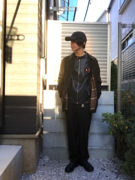 「Blundstone（ブランドストーン）のBlundstone/ブランドストーン　ｻｲﾄﾞｺﾞｱﾌﾞｰﾂ Men's（ブーツ）」を使った、たくやさん（メンズ・169cm）の冬コーディネート