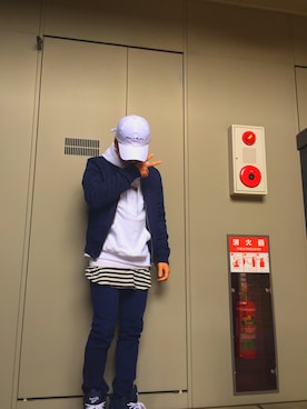 「TOPMAN（トップマン）のアイテム（ナイロンジャケット）」を使った、Daisukeさん（メンズ・163cm）の春コーディネート