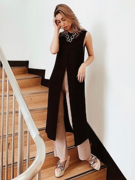 「パイソン柄」｜yukino さん（レディース・165cm）の春コーディネート