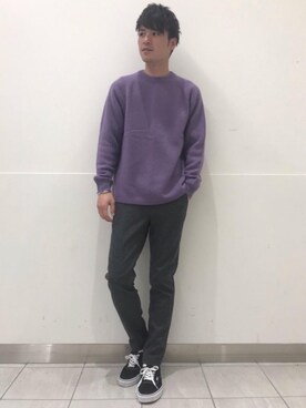 中西晴彦さん(メンズ・180cm)の秋コーディネート