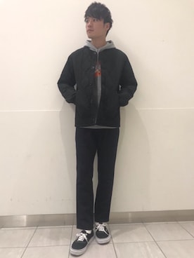 中西晴彦さん（メンズ・180cm）の秋コーディネート