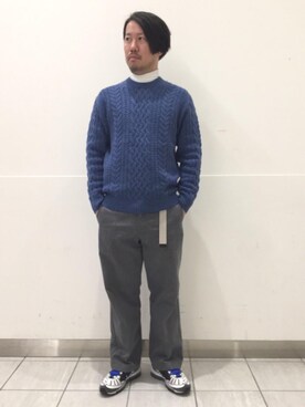 中西晴彦さん（メンズ・172cm）の冬コーディネート