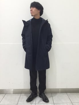 中西晴彦さん（メンズ・166cm）の冬コーディネート