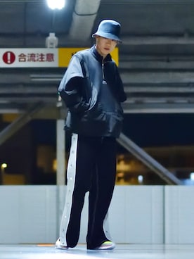 松本 幸さん（メンズ・180cm）の冬コーディネート