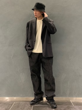 松本 幸さん(メンズ・180cm)の秋コーディネート