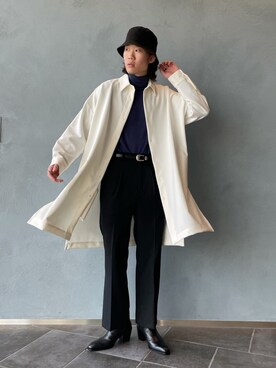 松本 幸さん（メンズ・180cm）の冬コーディネート