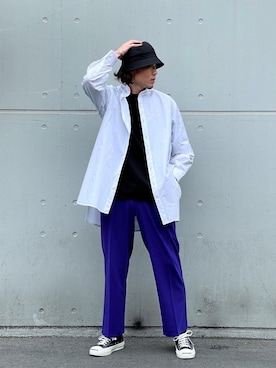 松本 幸さん（メンズ・180cm）の春コーディネート