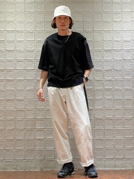 「ルイス」｜松本 幸さん（メンズ・180cm）の春コーディネート