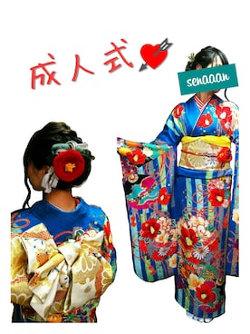 「earth music&ecology（アースミュージックアンドエコロジー）のアイテム（水着/着物・浴衣）」を使った、senaaanさん（レディース・169cm）の冬コーディネート