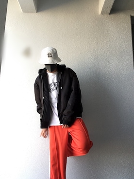 「Kaepa（ケイパ）のアイテム」を使った、¥oung Cash Boy🇯🇵さん（メンズ・173cm）の春コーディネート