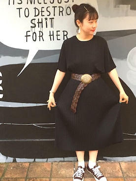 「I am I in fact...（アイアムアイインファクト）のアイテム」を使った、I am I ONEROOMさん（レディース・159cm）の夏コーディネート