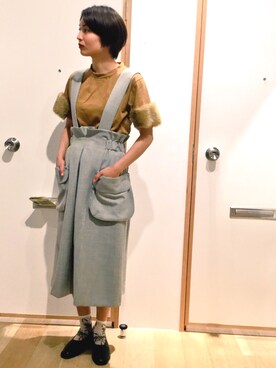 「YEAR FEW OF MY FAVORITE THINGS（イヤーフューオブマイフェイバリットシングス）のアイテム」を使った、I am I ONEROOMさん（レディース・163cm）の夏コーディネート