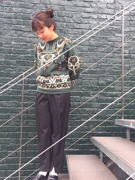 「YEAR FEW OF MY FAVORITE THINGS（イヤーフューオブマイフェイバリットシングス）のアイテム」を使った、I am I ONEROOMさん（レディース・159cm）の冬コーディネート