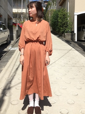 「YEAR FEW OF MY FAVORITE THINGS（イヤーフューオブマイフェイバリットシングス）のアイテム」を使った、I am I ONEROOMさん（レディース・159cm）の春コーディネート