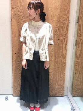 「YEAR FEW OF MY FAVORITE THINGS（イヤーフューオブマイフェイバリットシングス）のアイテム」を使った、I am I ONEROOMさん（レディース・155cm）の春コーディネート