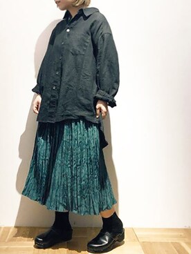 「YEAR FEW OF MY FAVORITE THINGS（イヤーフューオブマイフェイバリットシングス）のアイテム」を使った、I am I ONEROOMさん（レディース・160cm）の夏コーディネート