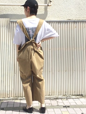 「ハリーポッター」｜「アイテム（オールインワン・サロペット）」を使った、I am I ONEROOMさん（レディース・159cm）の夏コーディネート
