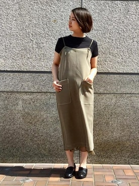 「I am I in fact...（アイアムアイインファクト）のアイテム」を使った、I am I ONEROOMさん（レディース・158cm）の夏コーディネート