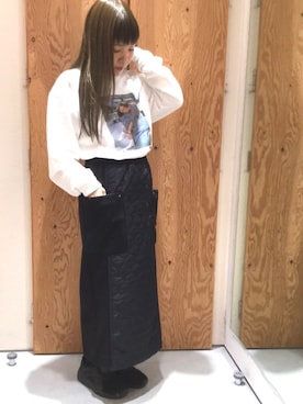 「YEAR FEW OF MY FAVORITE THINGS（イヤーフューオブマイフェイバリットシングス）のアイテム」を使った、I am I ONEROOMさん（レディース・152cm）の秋コーディネート