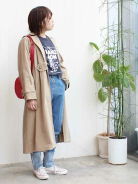 「AMBIDEX（アンビデックス）のアイテム」を使った、I am I ONEROOMさん（レディース・158cm）の秋コーディネート