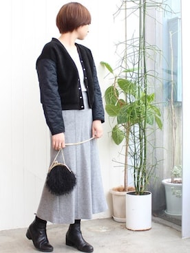 「YEAR FEW OF MY FAVORITE THINGS（イヤーフューオブマイフェイバリットシングス）のアイテム」を使った、I am I ONEROOMさん（レディース・164cm）の秋コーディネート