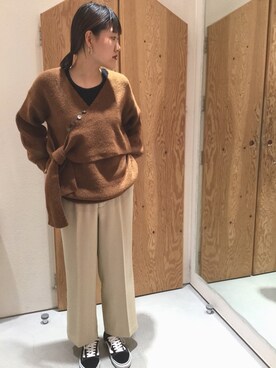 「YEAR FEW OF MY FAVORITE THINGS（イヤーフューオブマイフェイバリットシングス）のアイテム」を使った、I am I ONEROOMさん（レディース・168cm）の秋コーディネート