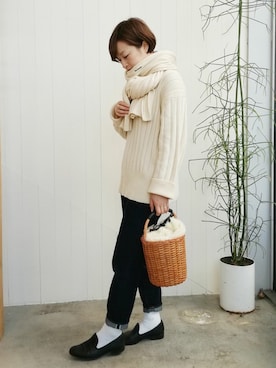 「I am I in fact...（アイアムアイインファクト）のアイテム」を使った、I am I ONEROOMさん（レディース・164cm）の秋コーディネート