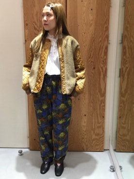 「I am I in fact...（アイアムアイインファクト）のアイテム（パンツ）」を使った、I am I ONEROOMさん（レディース・152cm）の冬コーディネート