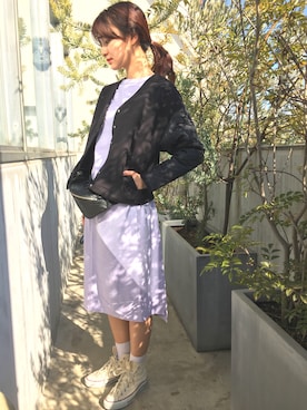 「YEAR FEW OF MY FAVORITE THINGS（イヤーフューオブマイフェイバリットシングス）のアイテム」を使った、I am I ONEROOMさん（レディース・162cm）の冬コーディネート