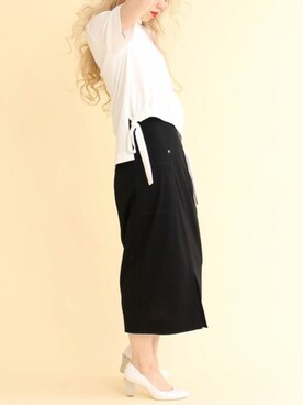 「YEAR FEW OF MY FAVORITE THINGS（イヤーフューオブマイフェイバリットシングス）のアイテム」を使った、I am I ONEROOMさん（レディース・159cm）の夏コーディネート