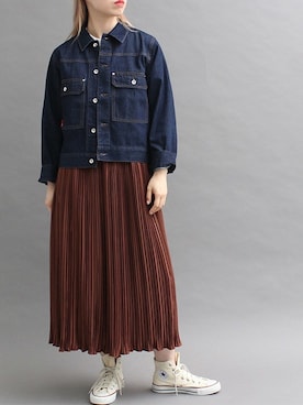 「I am I in fact...（アイアムアイインファクト）のアイテム（ジャケット/アウター）」を使った、I am I ONEROOMさん（レディース・159cm）の夏コーディネート