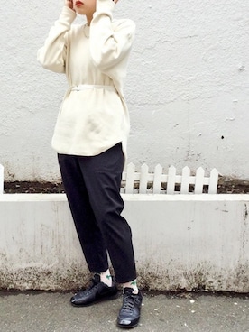 「didizizi（ディディジジ）のアイテム」を使った、I am I ONEROOMさん（レディース・166cm）の秋コーディネート