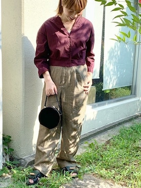 「YEAR FEW OF MY FAVORITE THINGS（イヤーフューオブマイフェイバリットシングス）のアイテム」を使った、I am I ONEROOMさん（レディース・158cm）の秋コーディネート